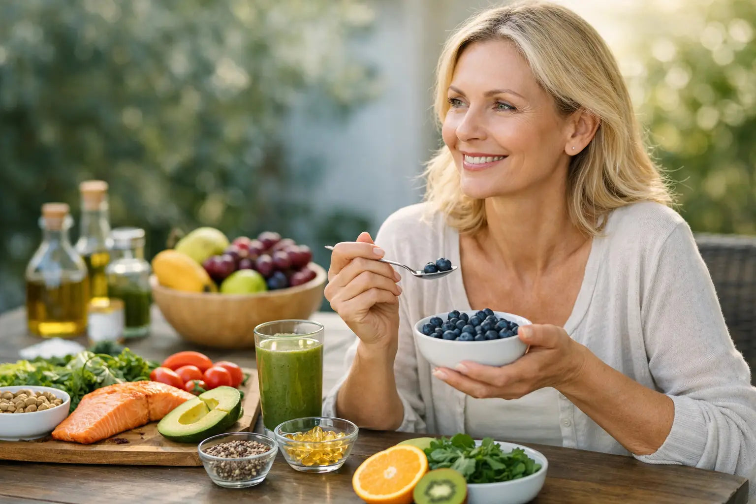 Nutrientes para envelhecimento saudável após os 40