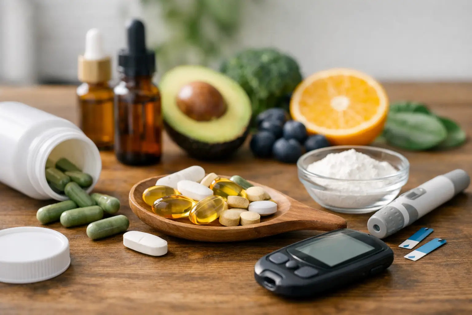 Suplementação complementar para diabetes