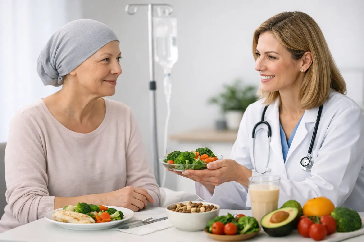 Apoio nutricional em tratamento oncológico
