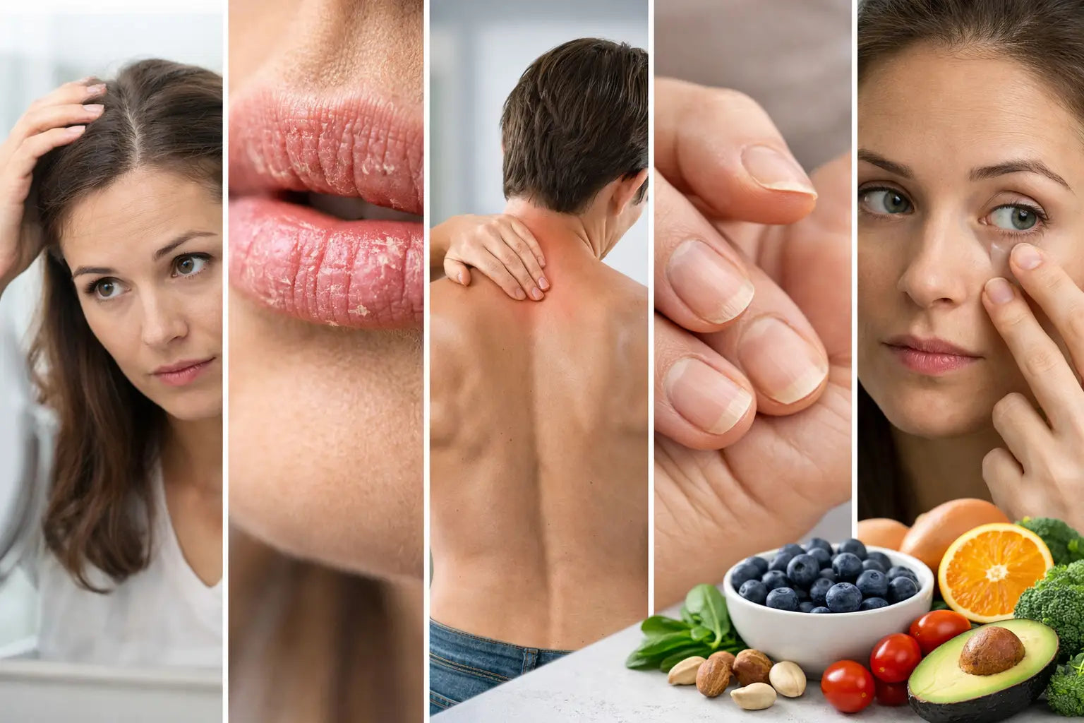 5 sinais de deficiência nutricional no corpo