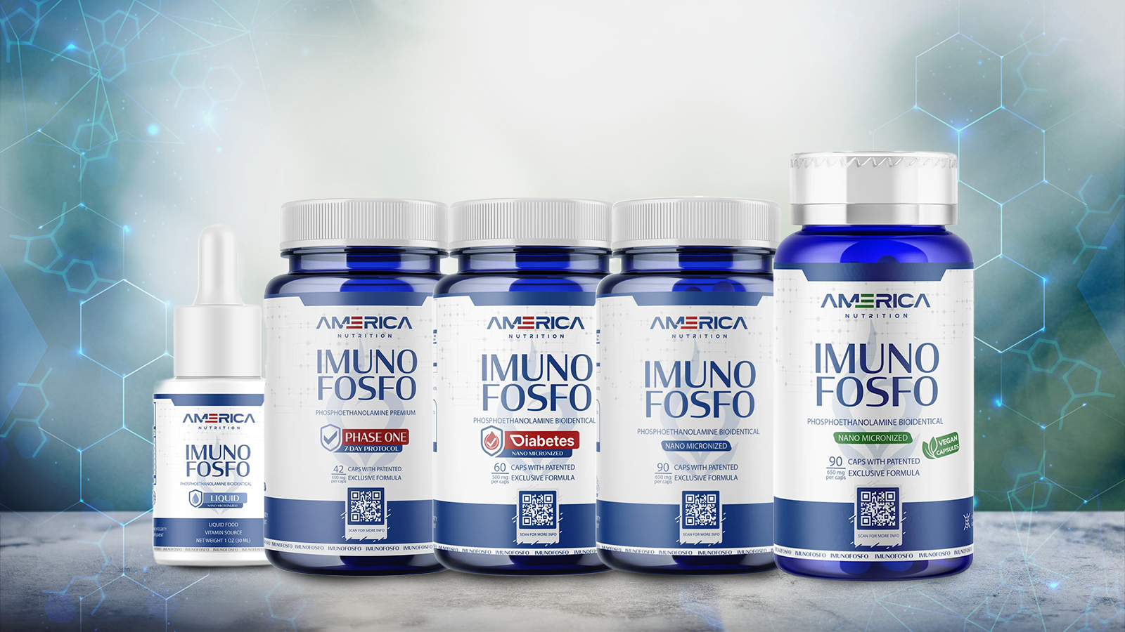 ImunoFosfo Tradicional, Líquido, Phase One, cápsulas veganas ou Diabetes? Entenda as diferenças e qual escolher