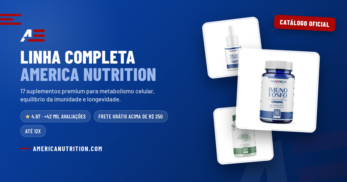 Linha completa America Nutrition - Catálogo oficial