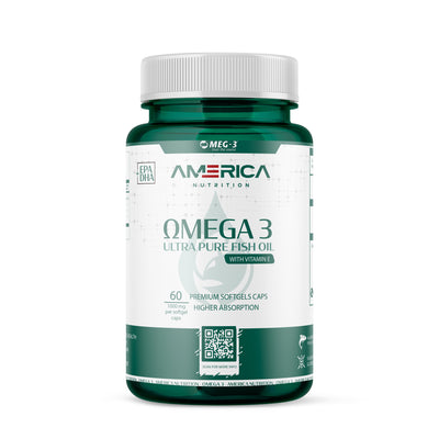 Omega 3 - Ultra Pure Fish Oil - Com Vitamina E